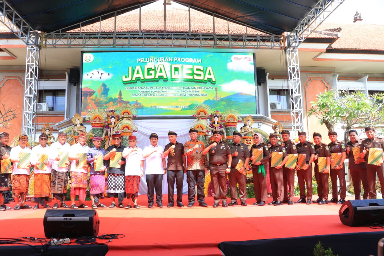 Peluncuran Jaga Desa di Bali, Gubernur Koster: Jaga Desa, Pembangunan Bersih, Berkelanjutan dan Transparan