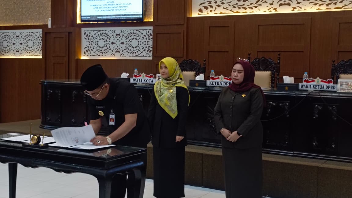 DPRD Kota Probolinggo Gelar Paripurna Penandatanganan Nota Kesepakatan KUA-PPAS APBD 2026