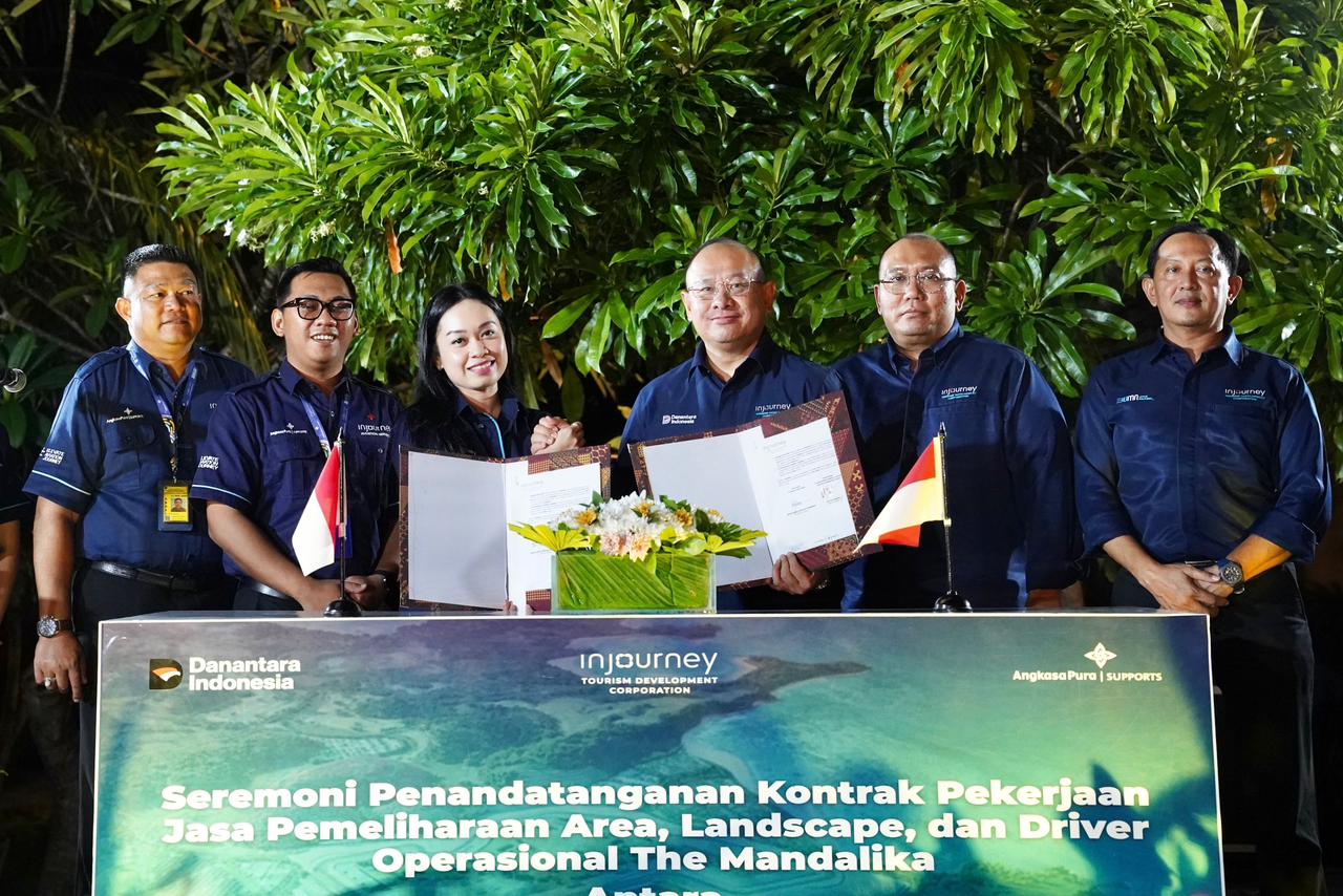 Tingkatkan Standar Layanan Kawasan, ITDC Gandeng Angkasa Pura Support untuk Operasional The Mandalika
